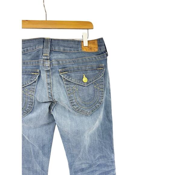 Vintage Y2K Becca Twist Seam Womens Bootcut Jeans Low Mid Rise Size 32 - Picture 4 of 12